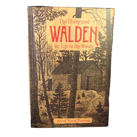 THE ILLUSTRATED WALDEN Or LIIFE IN THE WOODS Henry David Thoreau NEW