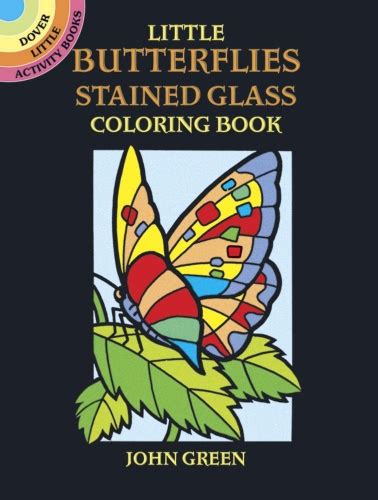 Fanciful Butterflies Stained Glass Coloring Book Dover Books