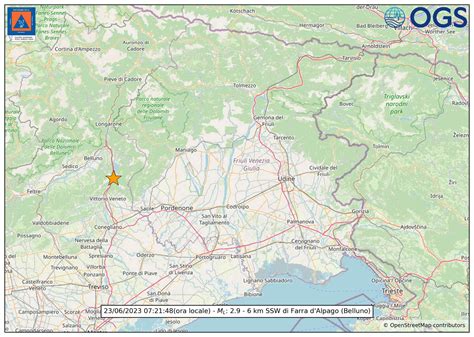 Scossa Di Terremoto In Veneto Registrata Anche In Friuli