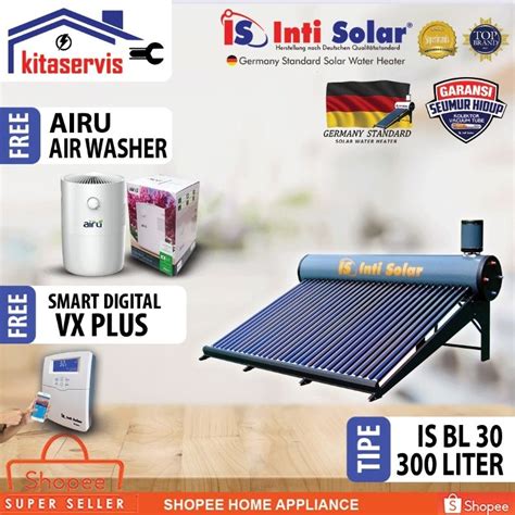 Jual Pemanas Air Matahari Intisolar Liter Inti Solar Water Heater