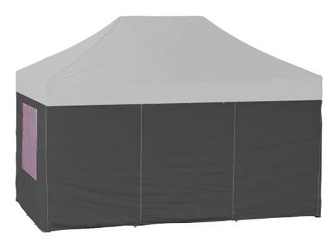 3m X 2m Compact 40 Commercial Gazebos Black Replacement Sidewalls