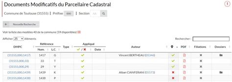 Les documents cadastraux sont mis à disposition Géofoncier