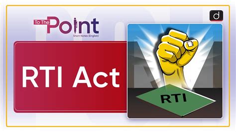 Rti Act To The Point Drishti Ias English Youtube