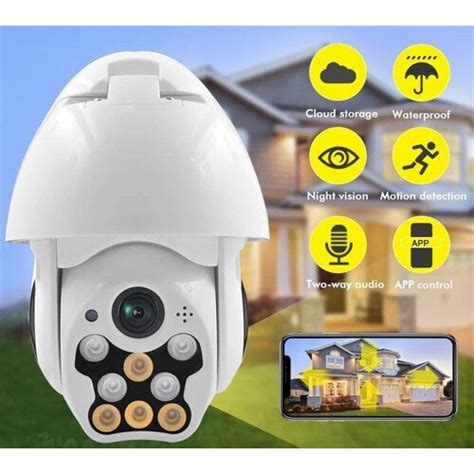 4db Pro vison Onvif 21P Wifi IP Kültéri Térfigyelő Kamera 1080p 5MP