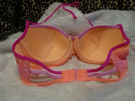 Victoria S Secret B Bikini Top Warm Ombre Lace Hal Gem