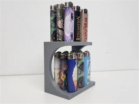 Bic Lighter Display Stand 3x3 Two Tier Rack Etsy