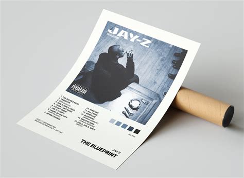 Jay-Z - The Blueprint Album Cover Poster | Architeg Prints