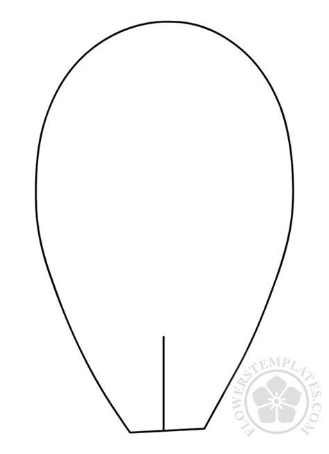 Daisy Flower Template Outline Flower Clipart Daisy Clip Onlinelabels