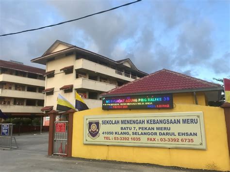 Sekolah Menengah Kebangsaan Meru Di Bandar Klang