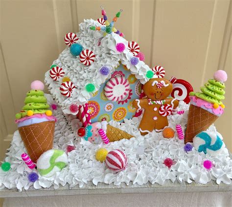 Gingerbread Candy Land Centerpiece Christmas Centerpiece Etsy