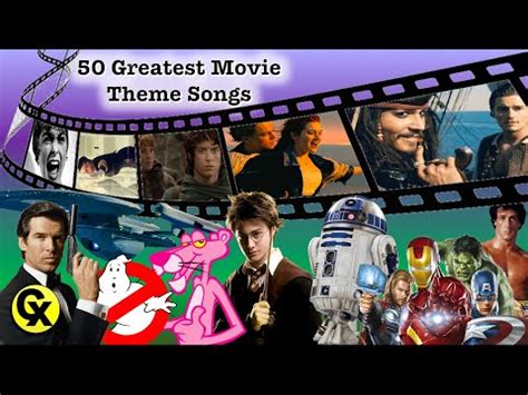 Top 50 Greatest Movie Theme Songs YouTube