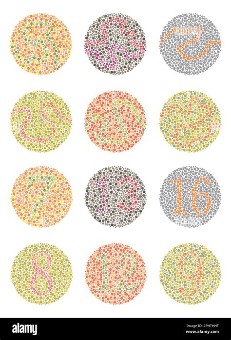 Ishihara Plates Test Booklet Clipart