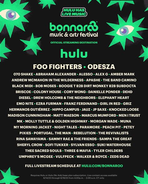 Bonnaroo 2024 Live Stream Schedule - Dina Myrtia