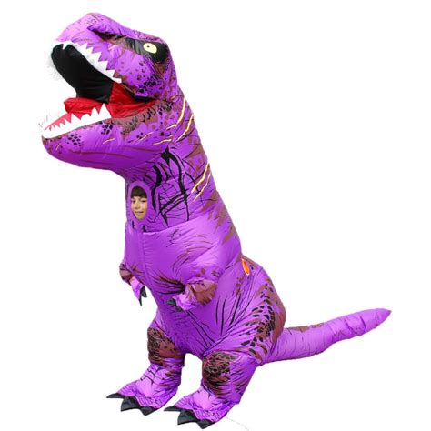 Inflatable Dinosaur Costume Halloween Funny Blow Up T Rex Costumes For