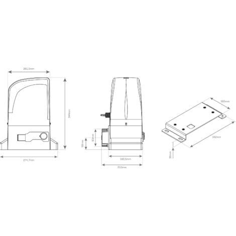 Kit Motor Corredera Motorline Kg