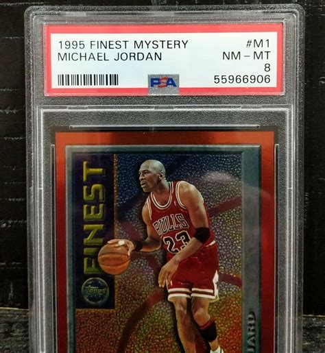 Topps Finest Mystery Michael Jordan M Psa Nm Mt Chicago Bulls