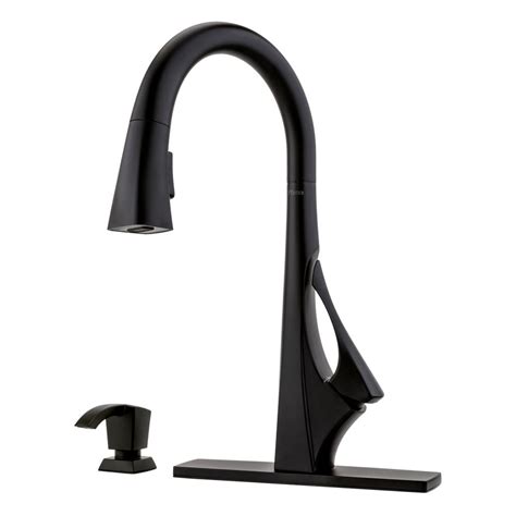 Pfister Venturi Single Handle Pull Down Sprayer Kitchen Faucet With