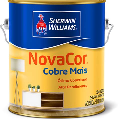 Tinta Acrilica Novacor Extra Fosco 18L Shéwla Tintas