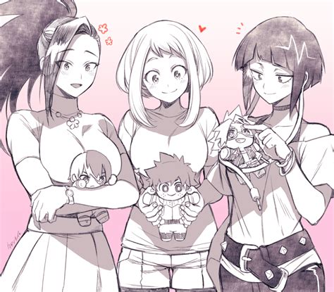 Uraraka Ochako And Momo Yaoyorozu By Tempestdh On Deviantart Chica Hot Sex Picture