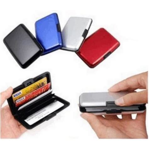 1 PORTE CARTE DE CREDIT EN ALUMINIUM SECURITE De05674 Cdiscount