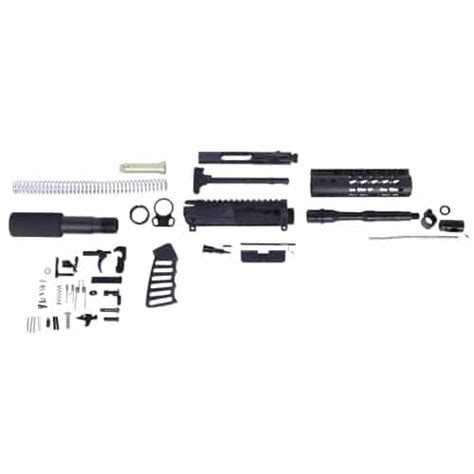 Guntec Usa Ar 15 5 56 Cal Complete Ultralight Series Pistol Kit No Lower Tactical Transition