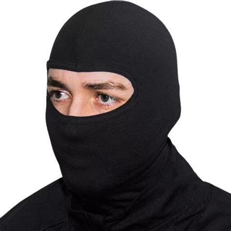 Balaclava Touca Ninja Esportes Preta Lobike Peças e Acessórios