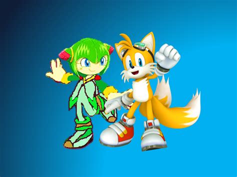 Miles Tails Prower and Cosmo the Seedrian Riders by 9029561 on DeviantArt