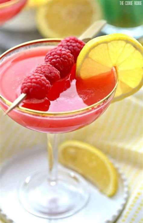 Raspberry Lemon Drop Martinis Recipe The Cookie Rookie