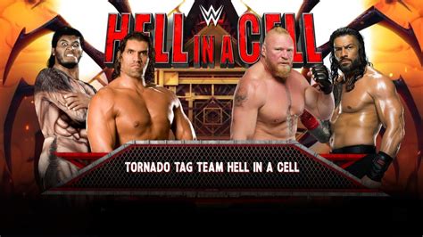 The Great Khali Giant Gonzalez Vs Brock Lesnar Roman Reigns Youtube