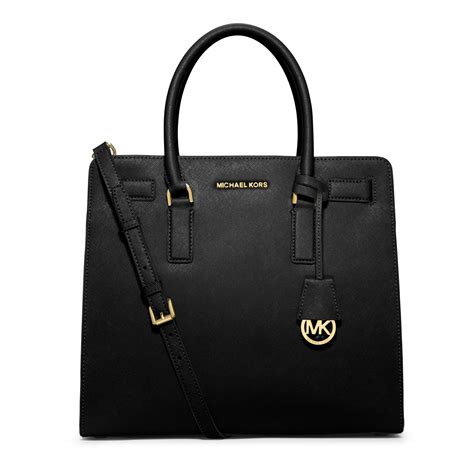 Lyst Michael Kors Dillon Large Saffiano Leather Tote In Black