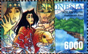 Stamp Folklore Mythology Folklore Indonesia Indonesian Folktales