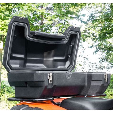 Deluxe Atv Rear Cargo Box Black Widow