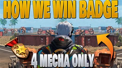 How We Won Badge Drop Using Mecha Against Legion With Mecha