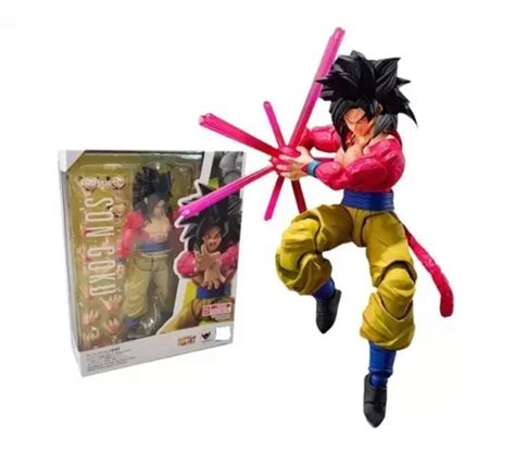 Boneco Son Goku Sayajin 4 Action Figure Dragon Ball Gt 16cm