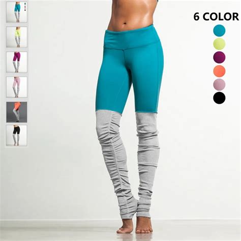 Jigerjoger Womens Yoga Pants Plus Size 6 Neon Colors Water Blue Vs