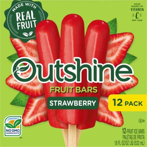 Outshine® Strawberry Fruit Bars 12 Ct Kroger