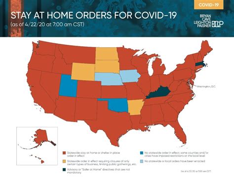 Shutdown And Shelter In Place Orders In The Us Current Status Bclp