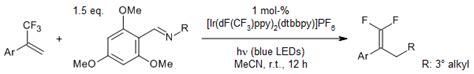 Visible Light Induced C F And C N Bond Cleavage For The Synthesis Of