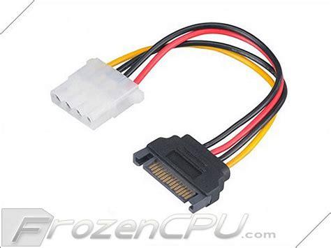 Akasa Pin Sata Power To Pin Molex Adapter Cable Mm Ak Cbpw