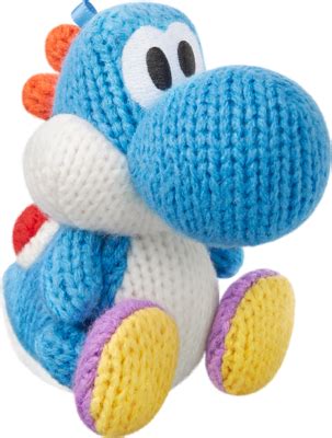 Blue Yarn Yoshi Amiibo Yoshi S Woolly World Series In 2021 Yoshi