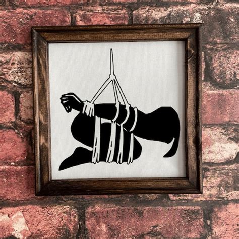 Hanging Shibari Art Etsy Uk