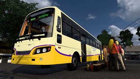 TNSTC Yellow Bus 3x2 Deluxe Bus Euro Truck Simulator2 Tamil