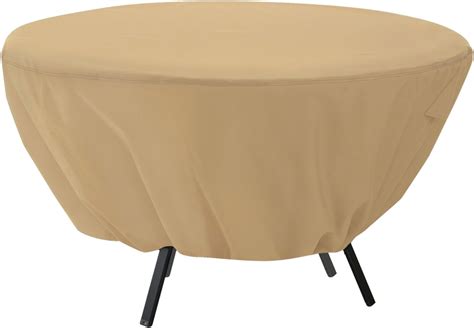 Classic Accessories Terrazzo Round Patio Table Cover All Weather