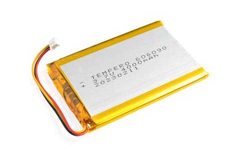 Lithium Ion Polymer Battery Lipo V Mah Pin