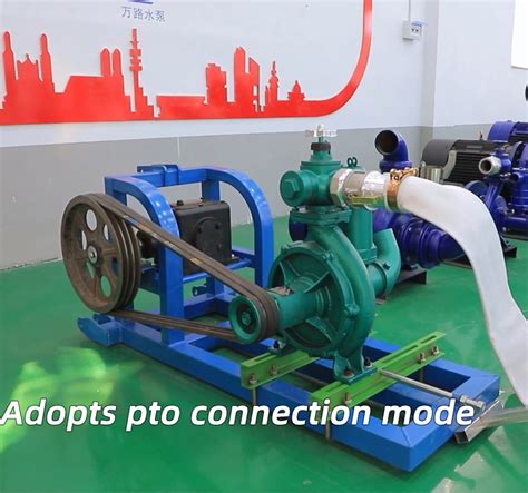 Tractor Pto Gearbox Belt Pulley Connection Cast Iron Large Flow Pressure Irrigation Water Pump