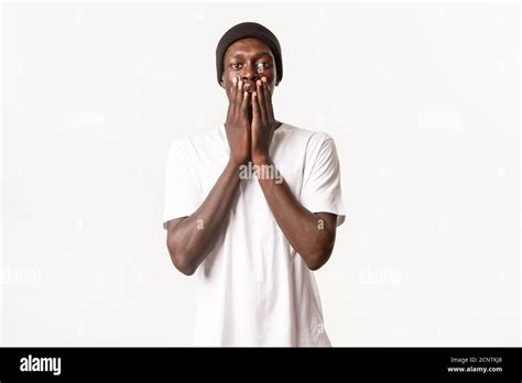 Portrait Of Surprised And Happy Lucky African American Guy Winning And