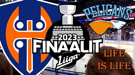 2023 LIIGA FINAALI Tappara Pelicans Veli Matti Savinainen MAALI