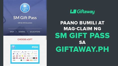 Paano Bumili At Mag Claim Ng Sm Gift Pass Sa Giftaway Ph Tutorial