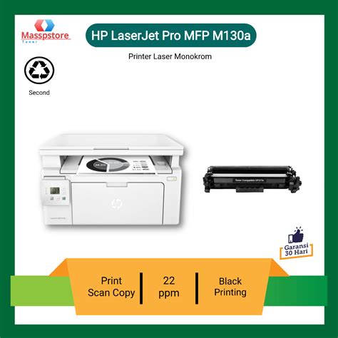 Jual Printer Hp Laserjet Pro Mfp M130a Printer Foto Copy Scan Printer