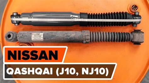 How To Change Rear Shock Absorber On NISSAN QASHQAI J10 NJ10